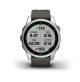 fēnix 7S - Silver with Graphite Band - 42mm - Standard Edition - 010-02539-01 - Garmin